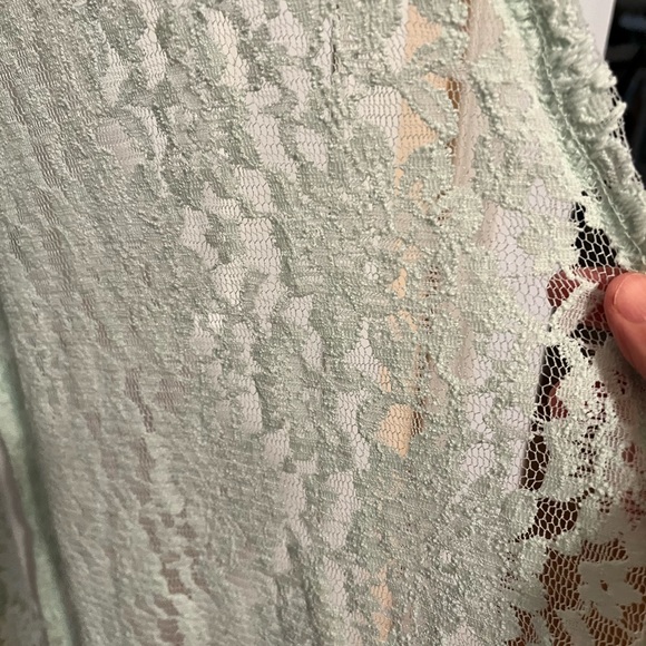 LuLaroe Lace mint Joy…Size Large - Picture 3 of 8